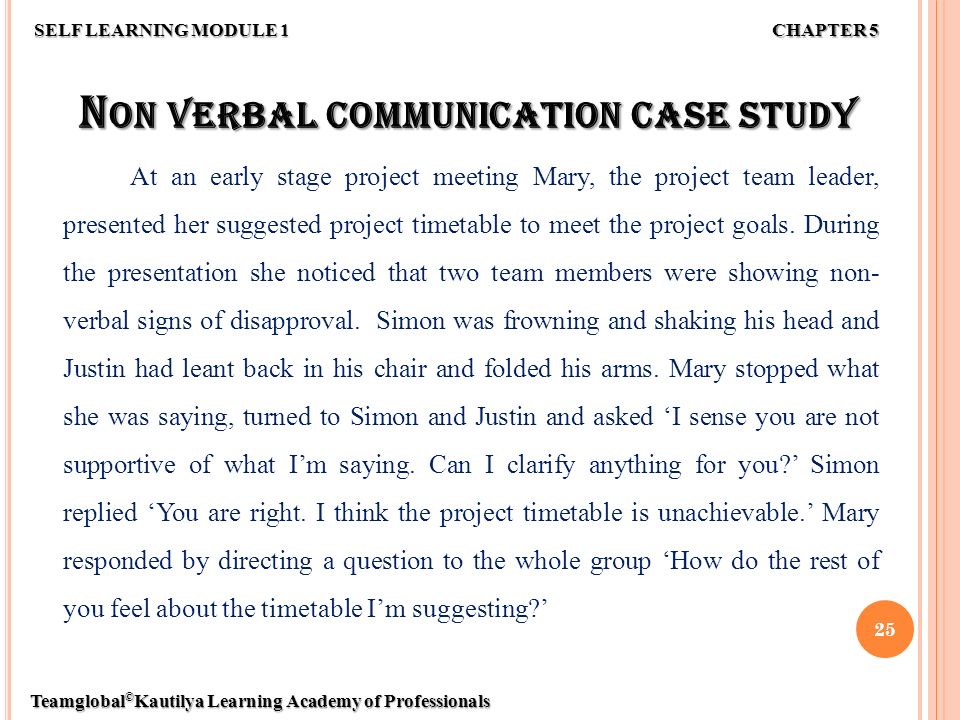 communication case study